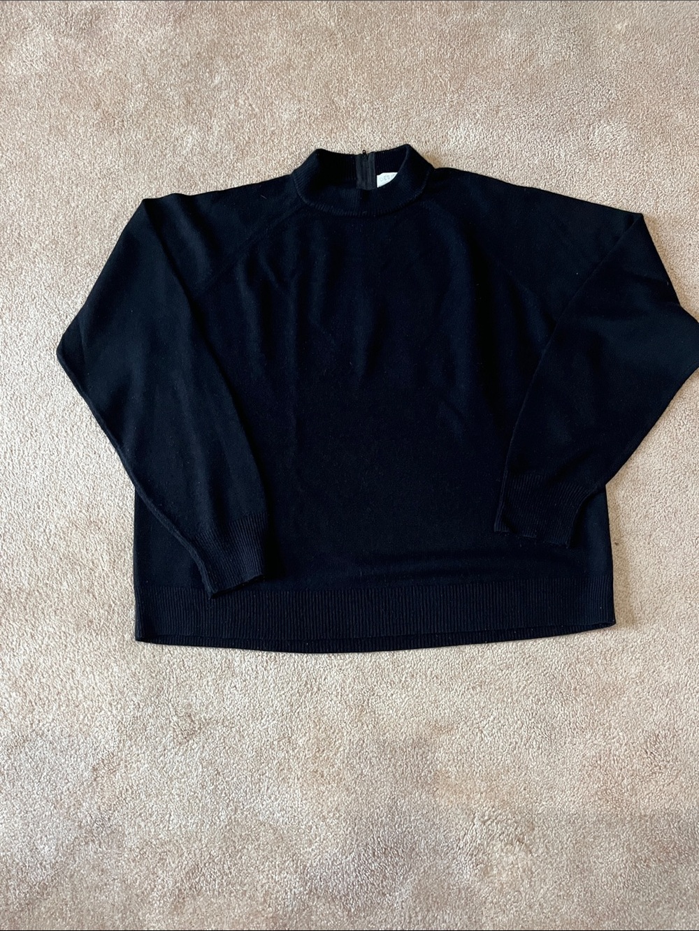 Designers Originals Black Crew-Neck Sweater